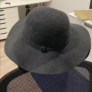 Dark grey hat